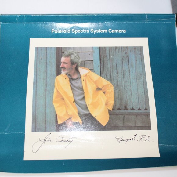 Vintage Polaroid Spectra System Camera in Original Case, Strap, Manual UNTESTED - Picture 12 of 16